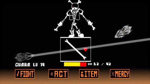 Undertale - Disbelief Papyrus Phase 5 Fight смотреть онлайн