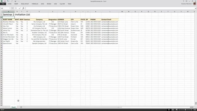 Excel Tips - Hide or Unhide Worksheets смотреть онлайн