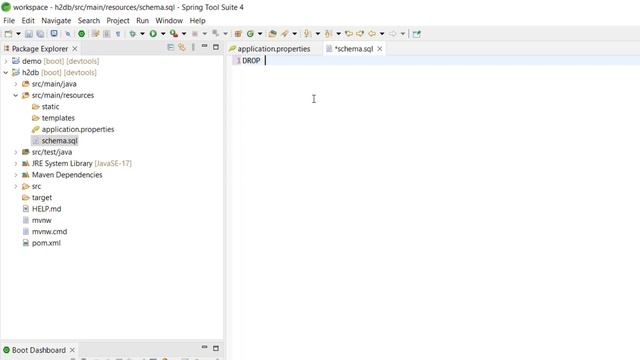 Cómo conectarse e inicializar una base de datos H2 desde una aplicación con Spring Boot смотреть онлайн