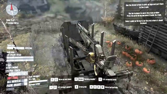 Vinçle Odun Yükledik // Spintires MudRunner #3 смотреть онлайн