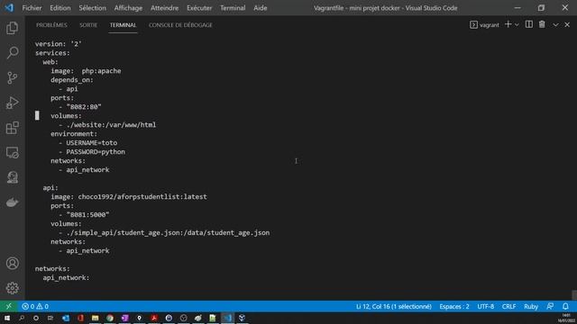 Mini-projet Docker - Création déploiement et publication d’un microservices flask python | DevOps смотреть онлайн