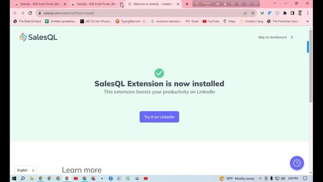 How to find Personal Email ।। Data Entry Project ।। SalesQL Tools смотреть онлайн
