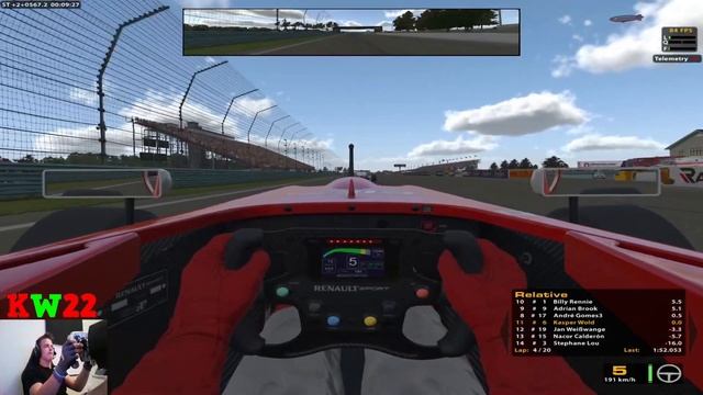 iRacing - FORMULA RENAULT 2 0 - Watkins Glen Boot *RACE HIGHLIGHTS* S3W5 смотреть онлайн