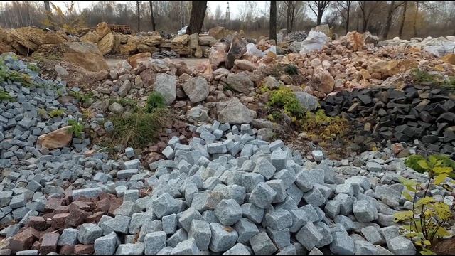 Укладка гранитной брусчатки смотреть онлайн