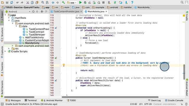 Android Tutorials by JavaCourseDrive - Display The Tasks | Content Providers смотреть онлайн