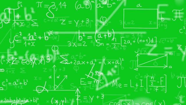 300 IQ Math Background Green Screen Effect 4K | Copyright free || By Green Pedia смотреть онлайн