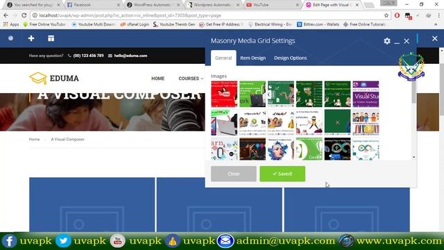 Lecture 9 Visual Composer WordPress Plugin Masonry media grid смотреть онлайн