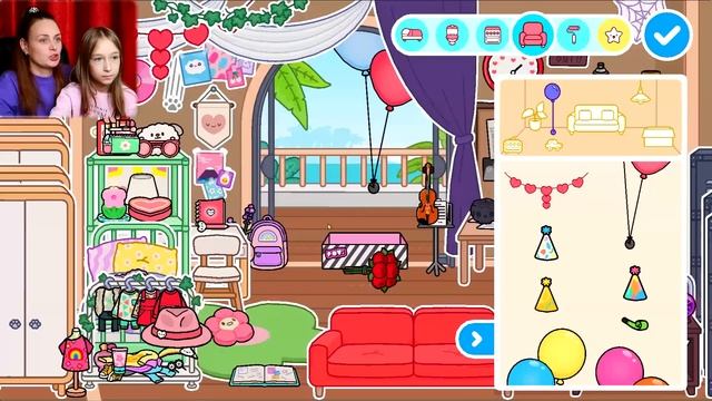 Как украсить комнату Уэнздей и Энид на ДЕНЬ ВЛЮБЛЁННЫХ. Бесплатное обновление в Тока Бока смотреть онлайн