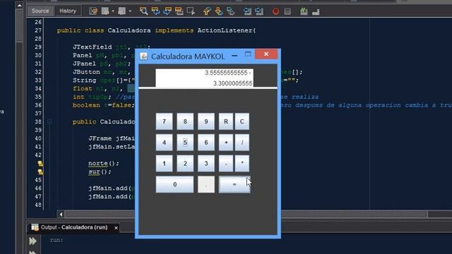 Calculadora en Java: Suma, Resta, Multiplicación, División y Raíz Cuadrada смотреть онлайн
