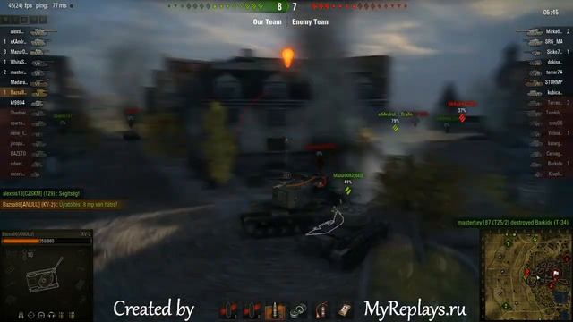 WOT: Siegfried Line - KV-2 смотреть онлайн