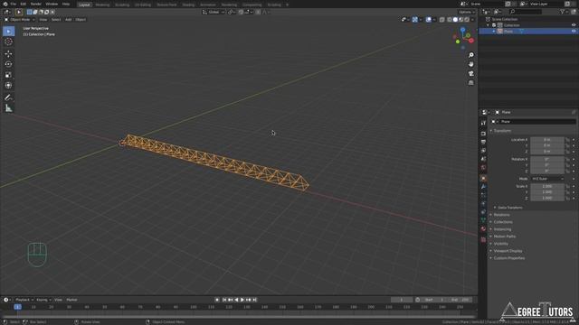 [3/3] Organic Modelling - 3D Space Frame Analysis using Python and Blender | DegreeTutors.com смотреть онлайн