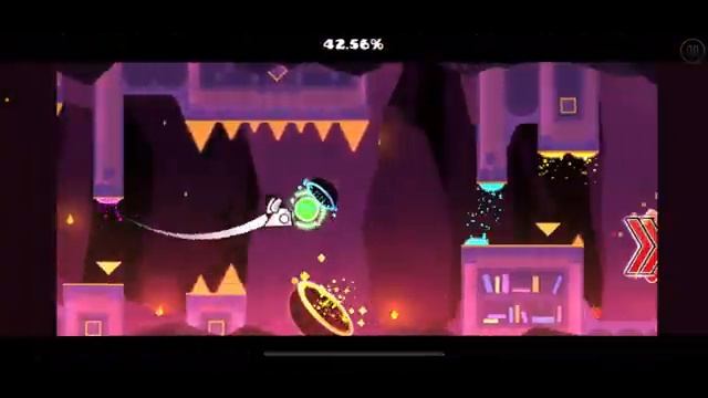 «MAGMANIAC»100% // INSANE DEMON/// Geometry Dash /// IPHONE XR /// смотреть онлайн
