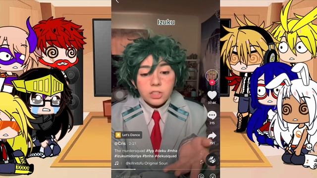 Pro heroes react to the Dekusquad/ murdersquad || Gacha Club || no part 2 смотреть онлайн