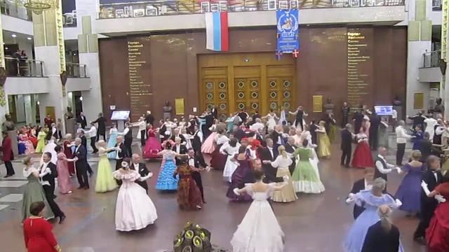 Осенний бал на Поклонной горе 1 декабря 2018 г. Вальс-Мазурка смотреть онлайн