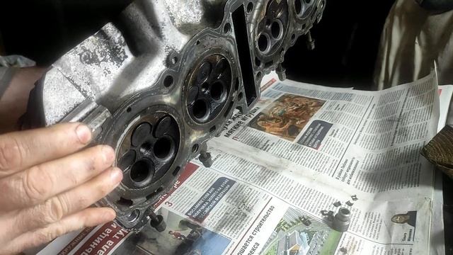 Как элементарно рассухарить\засухарить клапана ГБЦ без съемников смотреть онлайн