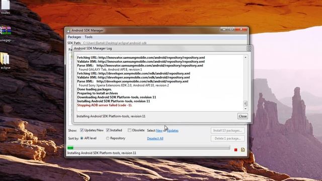 1. Android Emulator - Instalacja SDK смотреть онлайн