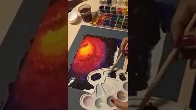Занятие 5. Тема: «Космос. Нетрадиционные техники рисования «печать губкой», «набрызг» смотреть онлайн
