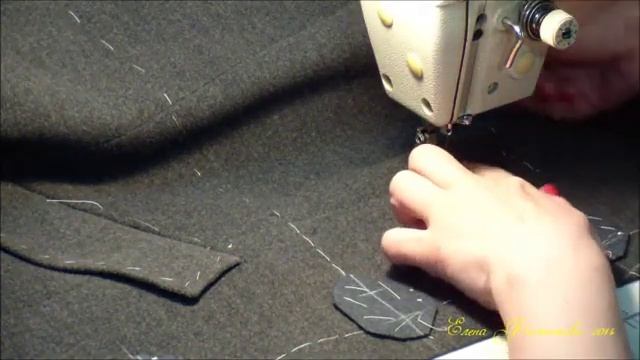 Как изготовить обтачные петли в женском пальто. смотреть онлайн