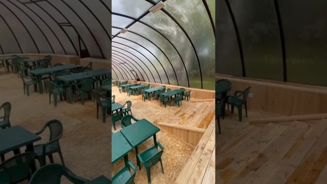 Большой овальный купол (беседка из поликарбоната)