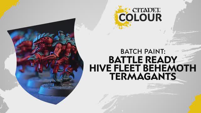 Batch Paint： Battle Ready Hive Fleet Behemoth Termagants смотреть онлайн