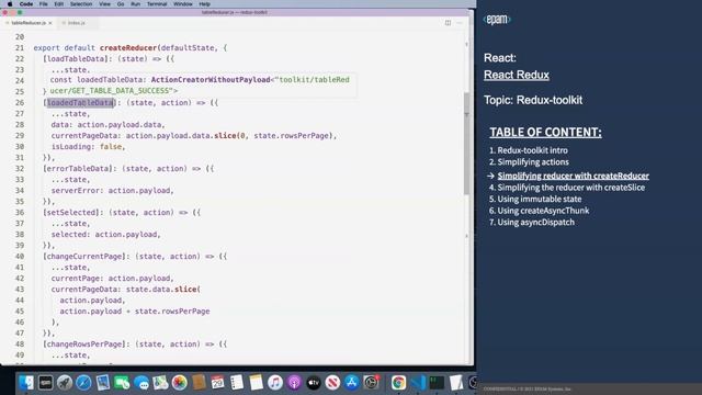 How to simplify reducers with createReducer - Redux Toolkit (3 video) смотреть онлайн