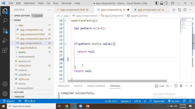 Custom validations in angular | Angular form validations | Reactive Forms validations | Angular смотреть онлайн