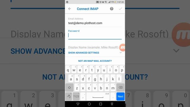 How to set up an IMAP account in Microsoft Outlook for Android смотреть онлайн