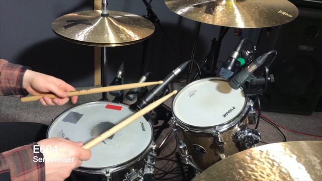 Sennheiser e604 vs Sennheiser e904 Snare and tom drum mic shootout test смотреть онлайн