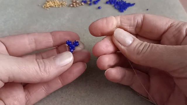 Beaded necklace- tutorial. Колье из супер дуо и бисера. МК смотреть онлайн