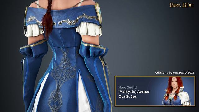 Black Desert Console: Valkyrie Outfit "Aether" смотреть онлайн