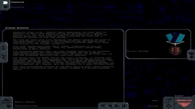 FreeSpace - Silent Threat Reborn - Mission 14 - Chasing Shadows - Debriefing [3] смотреть онлайн