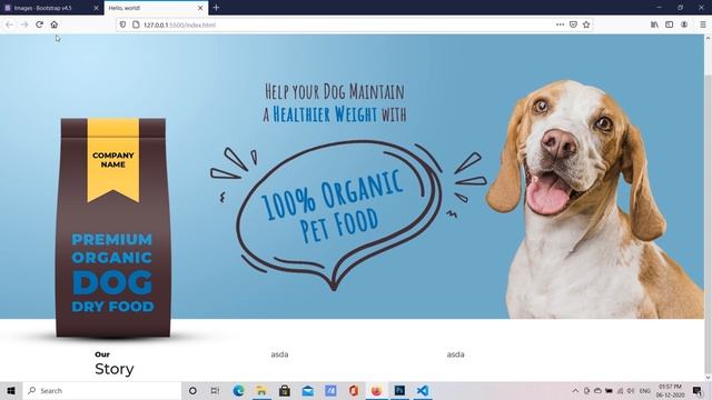 How to make website using HTML, CSS and bootstrap | Part 1 | Visual Studio | Web Development Skill смотреть онлайн