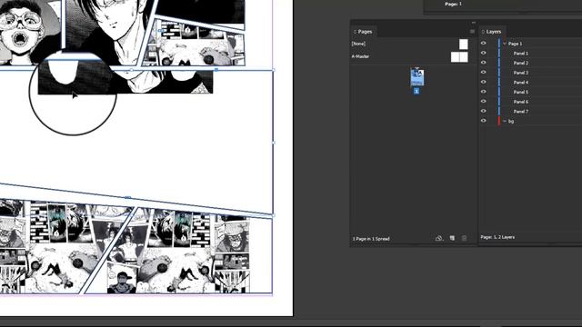 Adobe Indesign :Manga Layout - Placing images part 2 смотреть онлайн