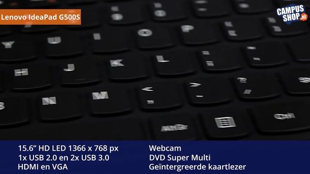 Lenovo IdeaPad G Series G500S-00739-NL - CampusShop смотреть онлайн