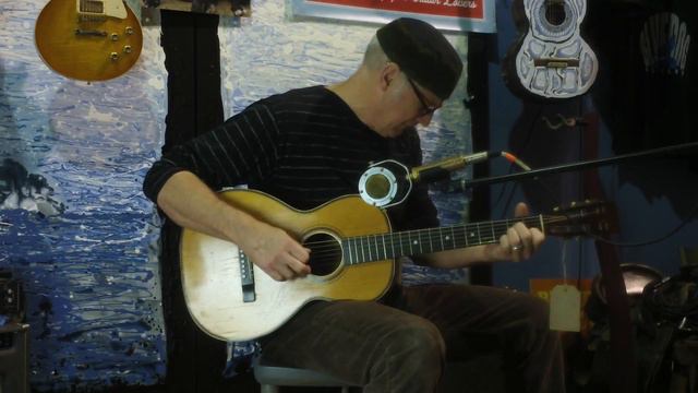 1915 Washburn Brazilian Rosewood Parlor Guitar Demo at Bluedog Guitars смотреть онлайн