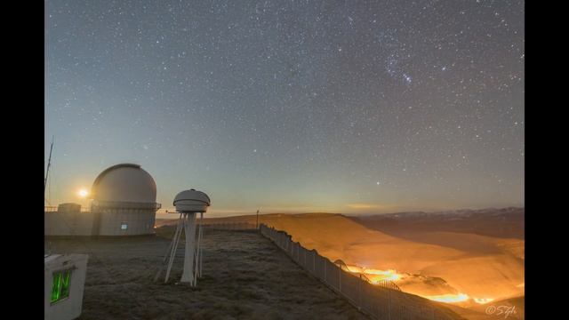 КГО. Восход Луны, Ориона и фонарей. смотреть онлайн