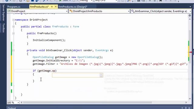 Cargar Imagenes A PictureBox (OpenFileDialog) C#