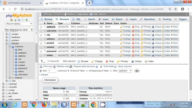PHP MYSQL Project Part 13 | Civil Problem Resolution | Hindi смотреть онлайн