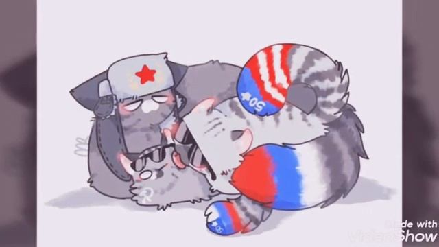 Америка×Россия шип кантрихуманс