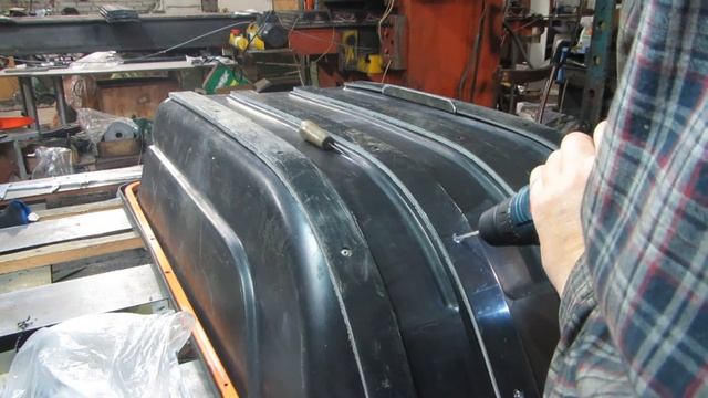 Подготовка корыта для #мототолкача смотреть онлайн