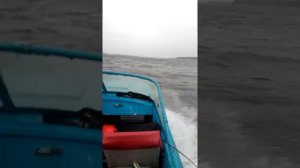 Обь 3, китайские 15 сил, небольшая волна финский залив