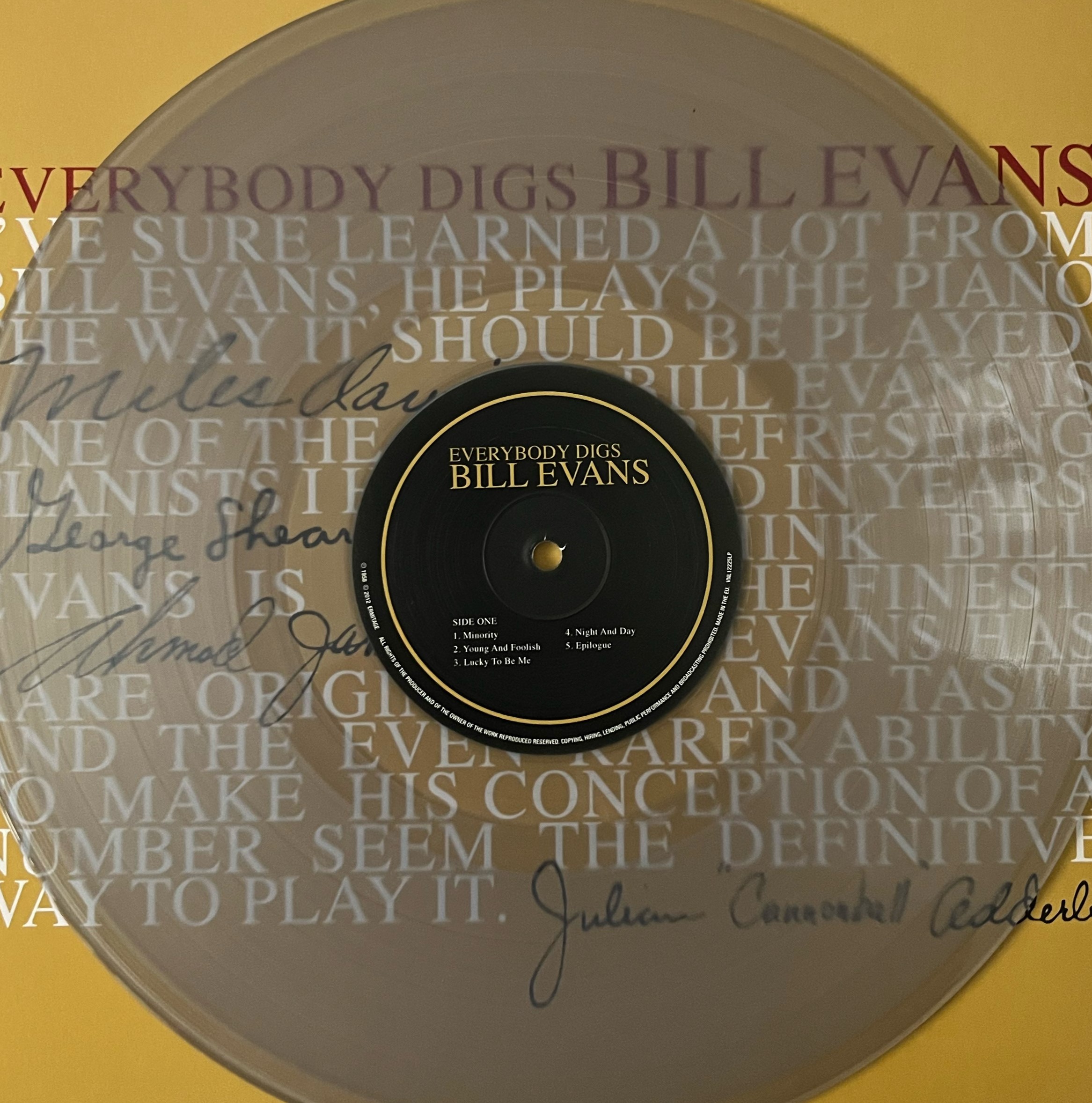 Bill Evans - Everybody Digs (SIDE ONE) смотреть онлайн