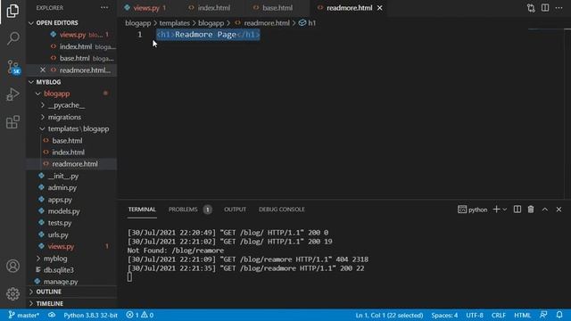 Build a Blog With Django | Templates and static files | part 1 смотреть онлайн