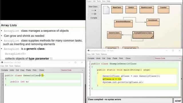 Big java 7.3: Generic Class смотреть онлайн