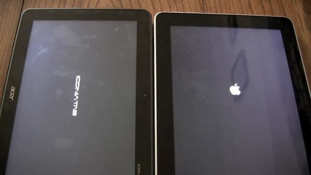 Boot Race Android Table A200 vs Apple iPad смотреть онлайн