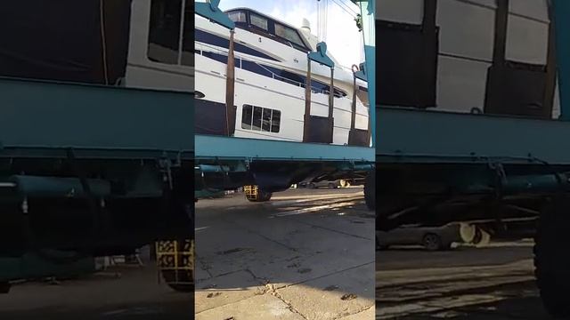 Транспортировка яхты 65 тонн в МРП смотреть онлайн