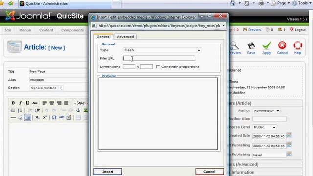 Lesson 7 How To Embed Videos and Flash Into Your Joomla 1.5 смотреть онлайн