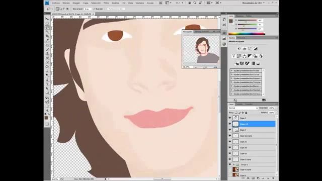 Photoshop CS4 - Cartoon Effect смотреть онлайн