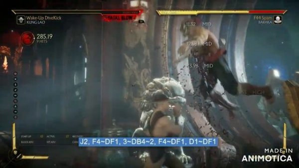 Mortal Kombat 11 - Kung Lao Combo Guide (Spiritual Guidance, Z Hat)