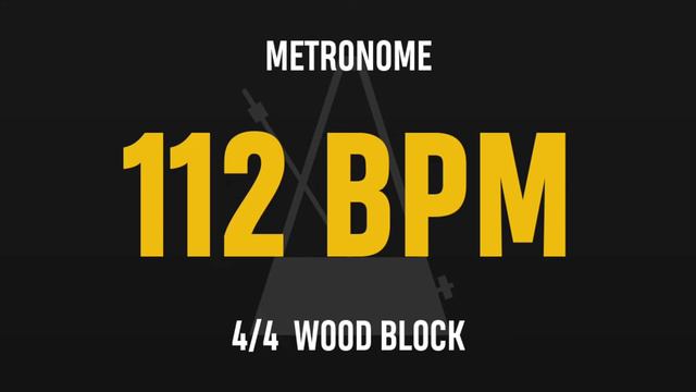 112 BPM 4/4 - Best Metronome (Sound : Wood block) смотреть онлайн